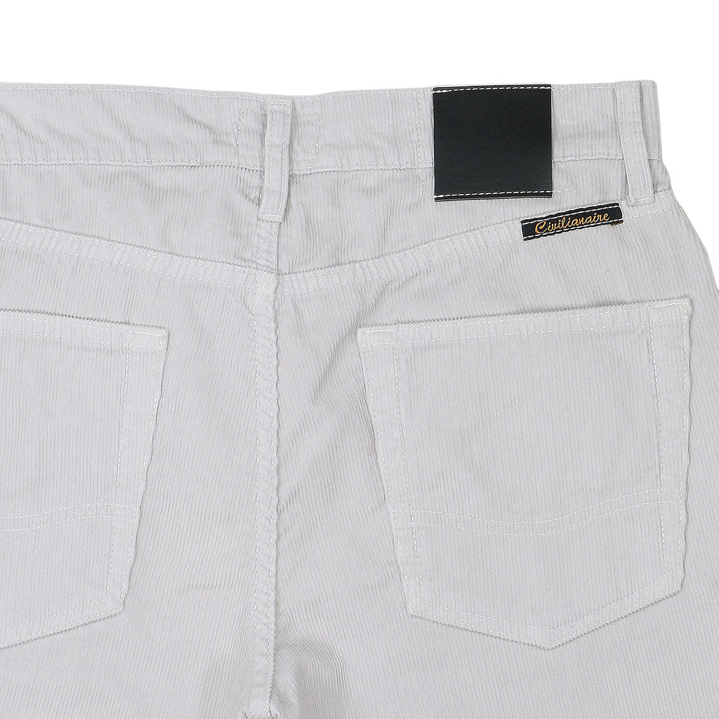 5-Pocket Slim Fit Corduroy Pants - Frost