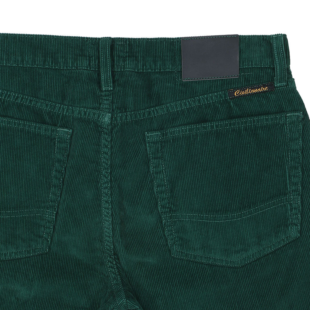 5-Pocket Slim Fit Corduroy Pants - Pioneer Green