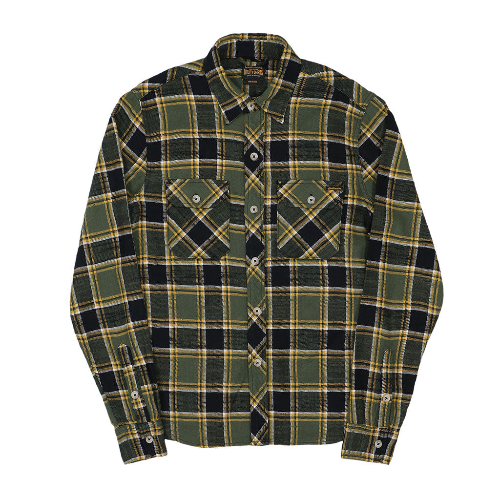 Long Sleeve 2 Notch Flap Pocket Shirt / JAPANESE COTTON Flannel