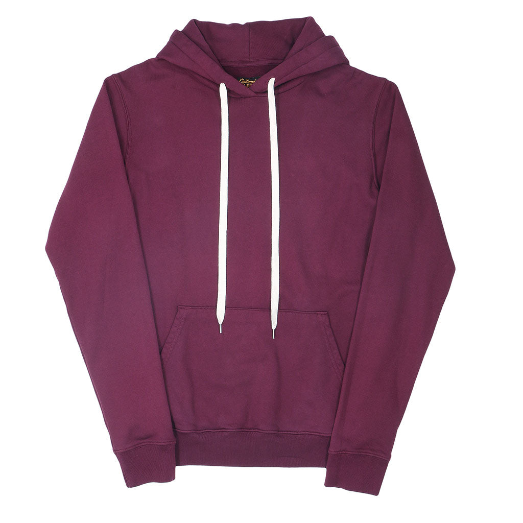 Men's Fleece Pullover Hoodie - Buckle Pomegranate