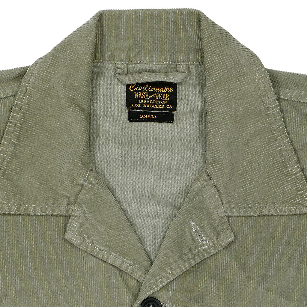 2-Pocket Lucca 14W Corduroy Jacket - Celadon