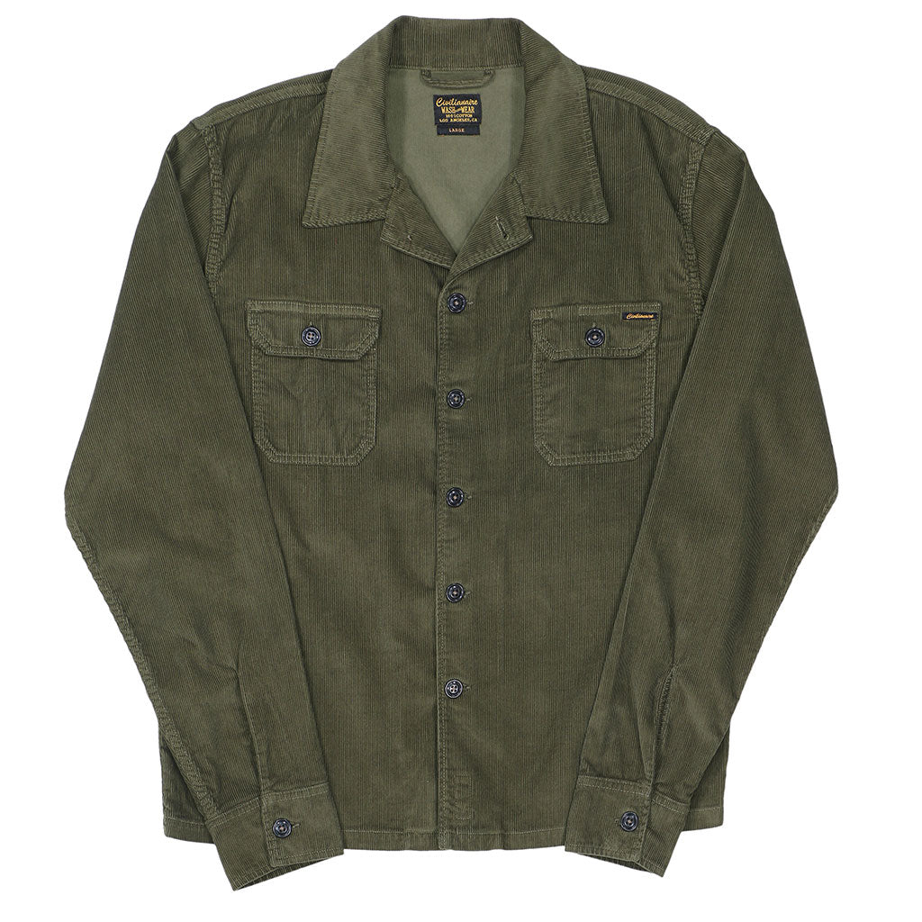 2-Pocket Lucca 14W Corduroy Jacket - New Army Green Civilianaire 2-Pocket Lucca 14W Corduroy Jacket - New Army Green Civilianaire
