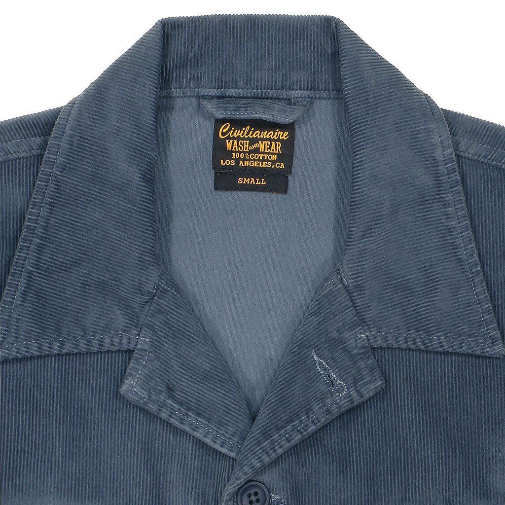 2-Pocket Lucca 14W Corduroy Jacket - Moon