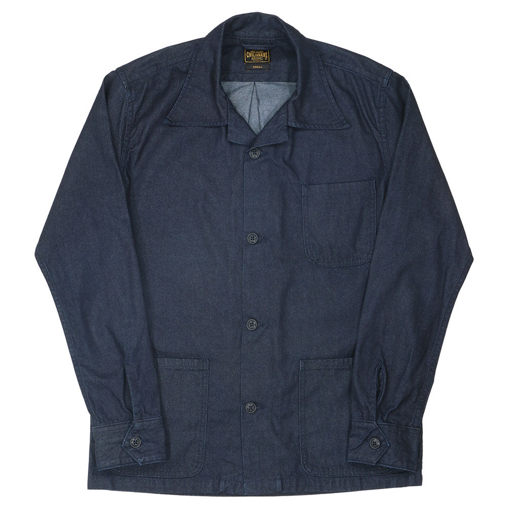 Smock Jacket 10.2 oz Indigo Denim - Dk. Rinse