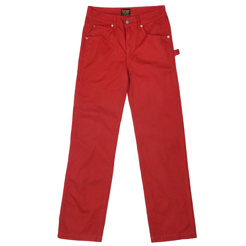 Women's Twill Carpenter Pant - Blitz Red