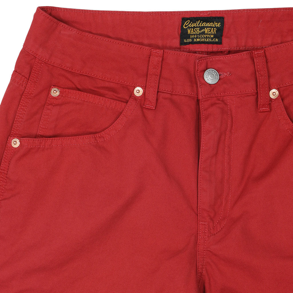 Women's Twill Carpenter Pant - Blitz Red