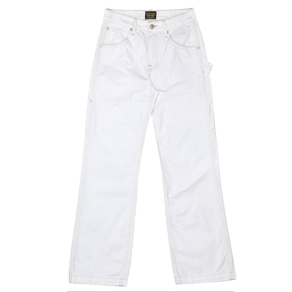Women's Twill Carpenter Pant - White
