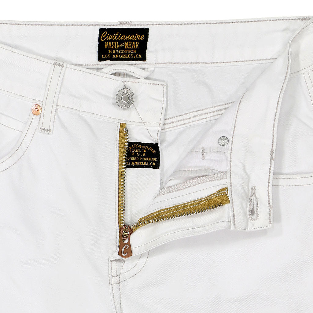 Women's Twill Carpenter Pant - White
