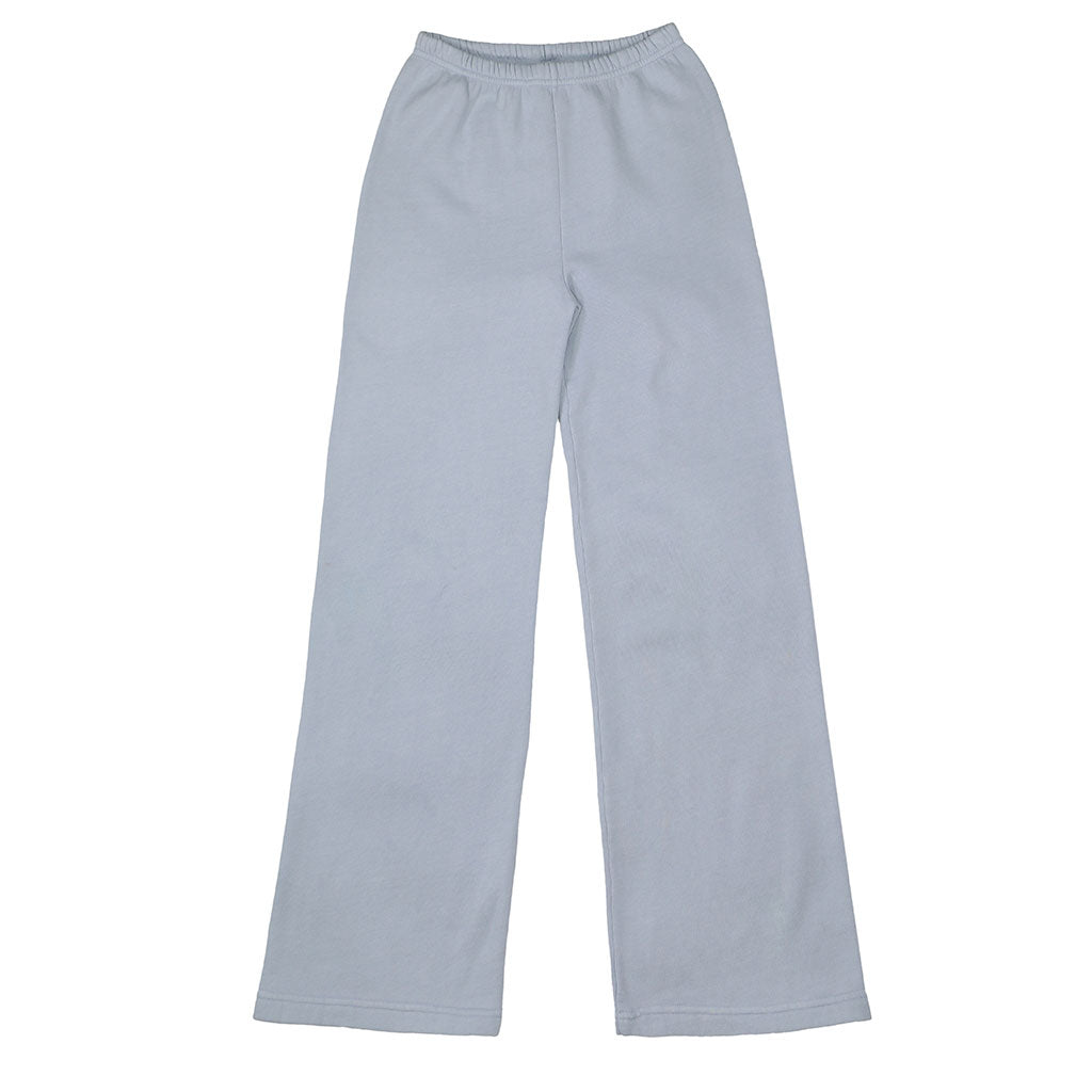 "SIENA Bell Bottom" 29" Inseam Triblend Sweatpants - Cool Blue