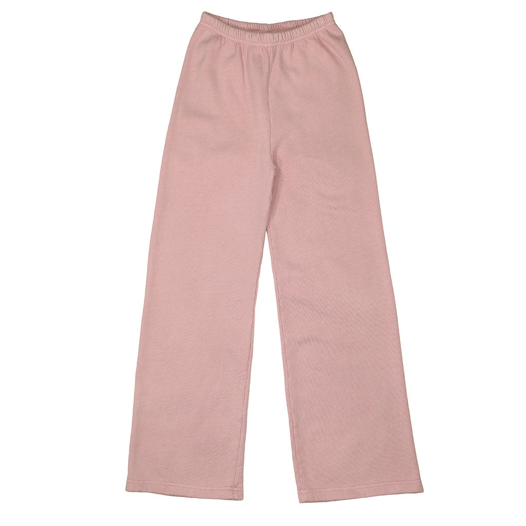 "SIENA Bell Bottom" 29" Inseam Triblend Sweatpants - Tea Rose
