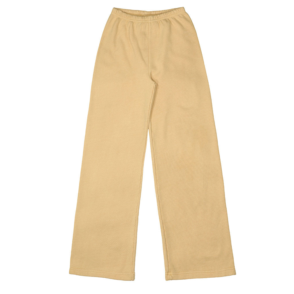 "SIENA Bell Bottom" 29" Inseam Triblend Sweatpants - Sateen Canary