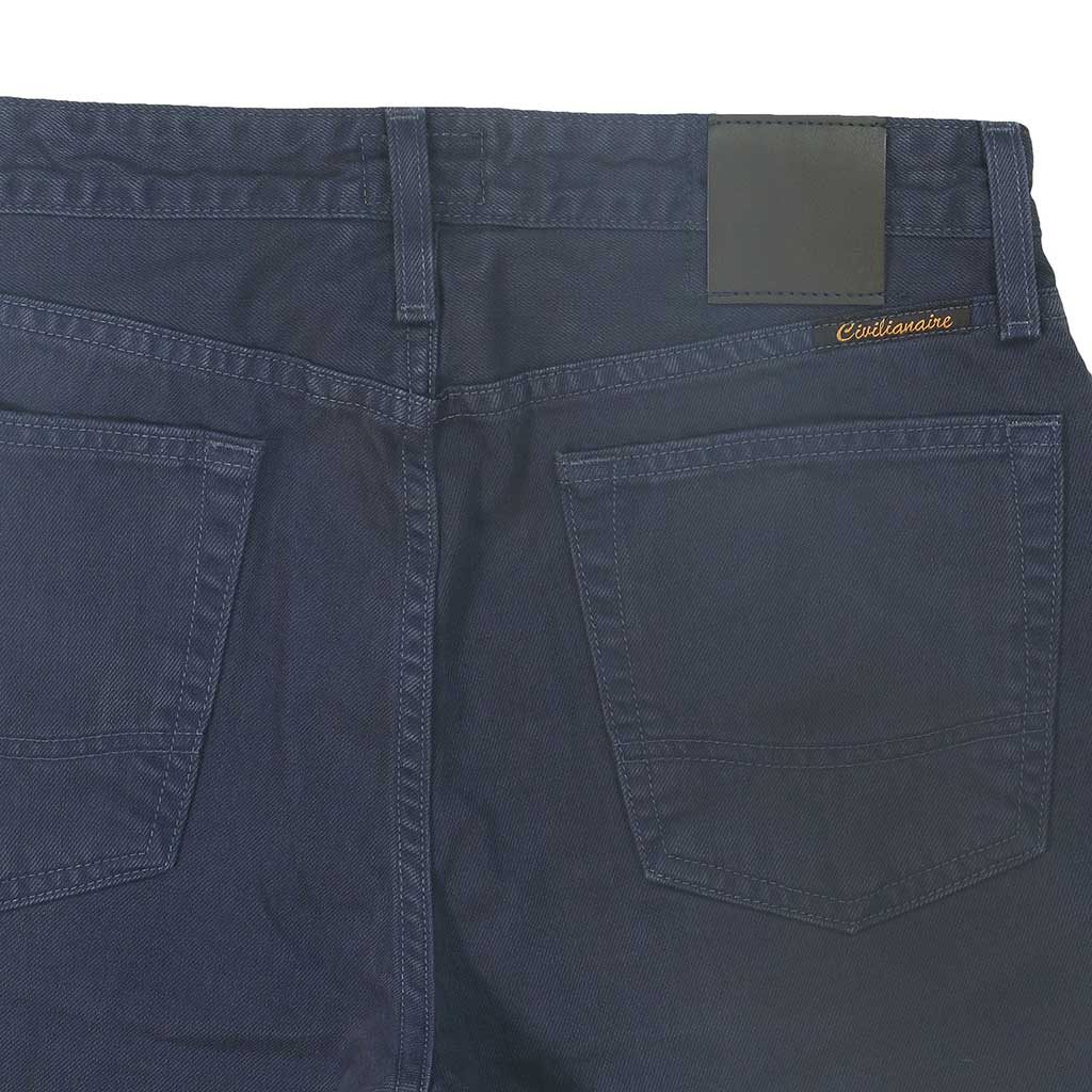 5-Pocket Regular Fit 13.5 oz Twill Pants - Dark Slate Blue