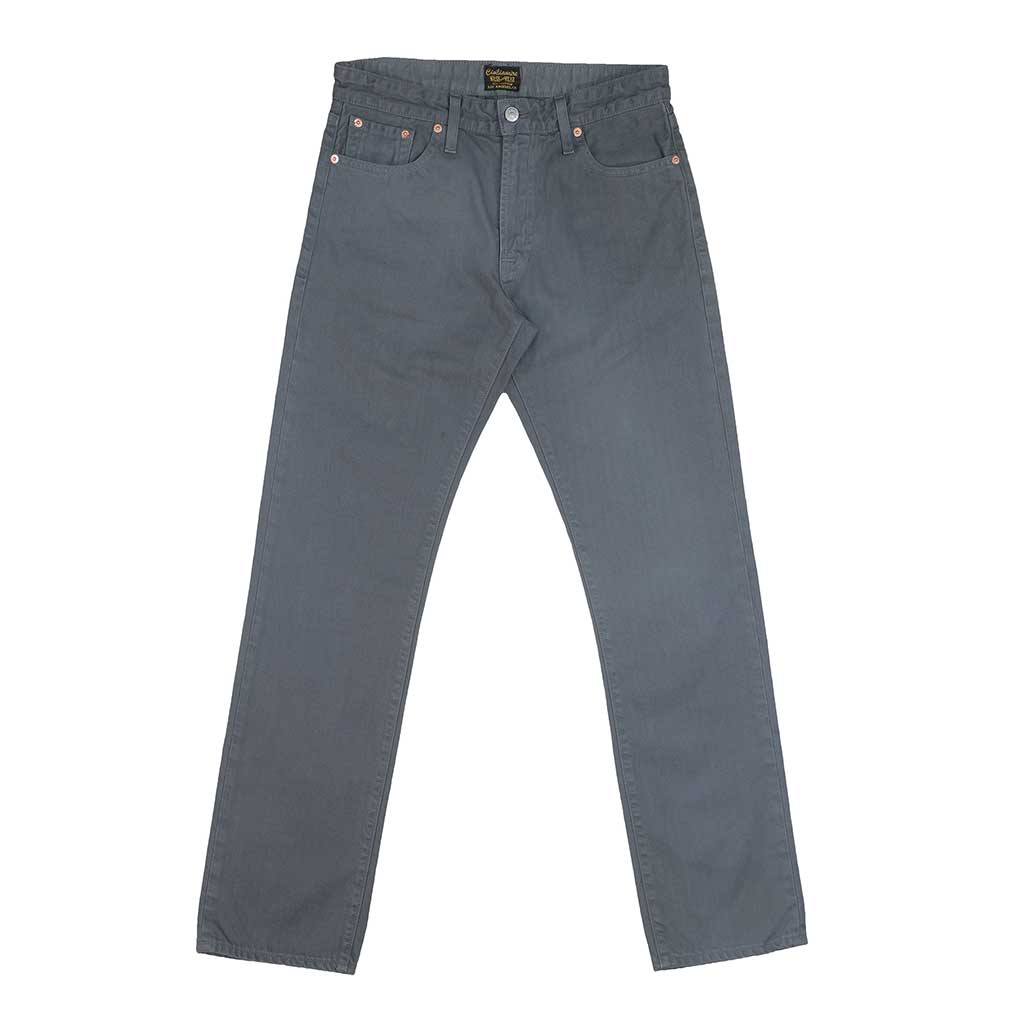 5-Pocket Regular Fit 13.5 oz Twill Pants - Charcoal