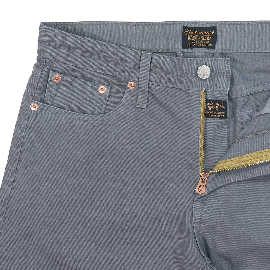 5-Pocket Regular Fit 13.5 oz Twill Pants - Iron