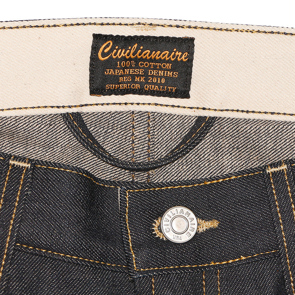 Men's 13.5 oz Gold Selvage Denim Slim Jean - Indigo