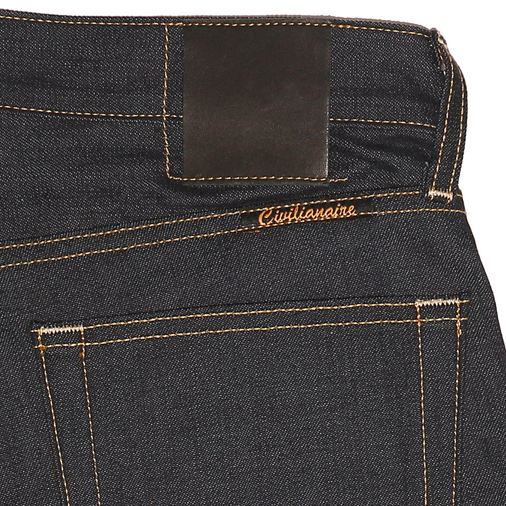 Men's 10 oz Gold Selvage Denim Slim Jean - Indigo Grey Fill