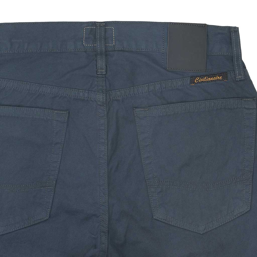 5-Pocket Slim Fit Twill Pants - Moon