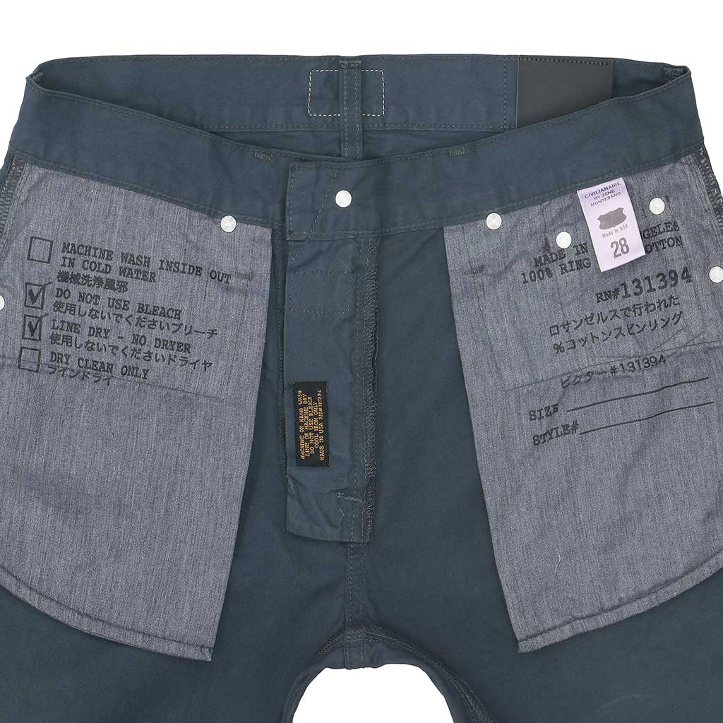 5-Pocket Slim Fit Twill Pants - Moon