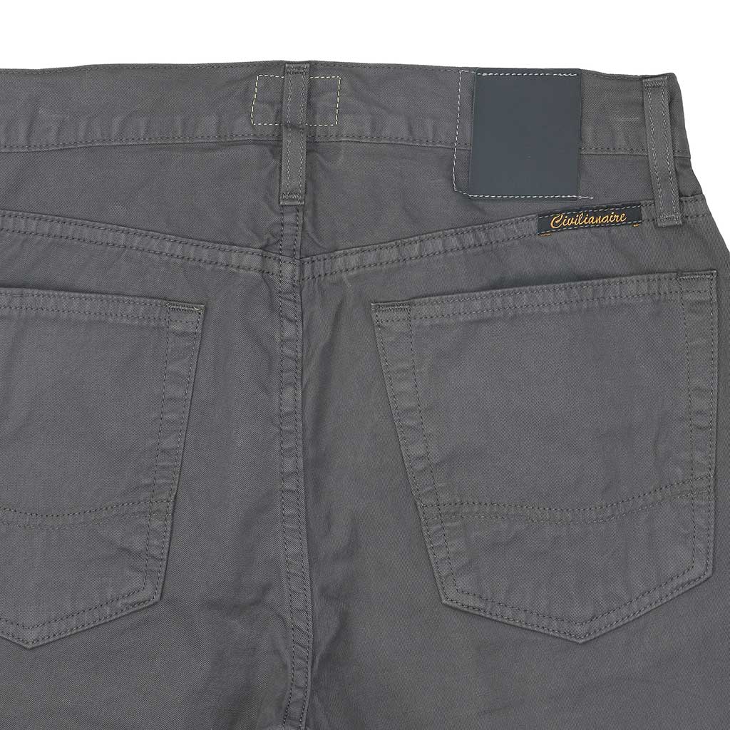 5-Pocket Slim Fit Twill Pants - Ore