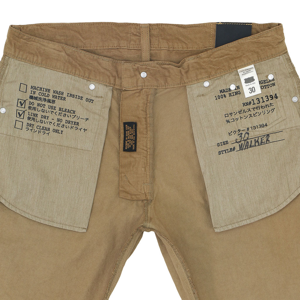 5-Pocket Slim Fit Corduroy Pants - Kindling