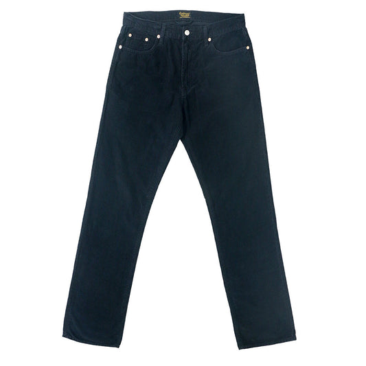 5-Pocket Slim Fit Corduroy Pants - Dark Navy