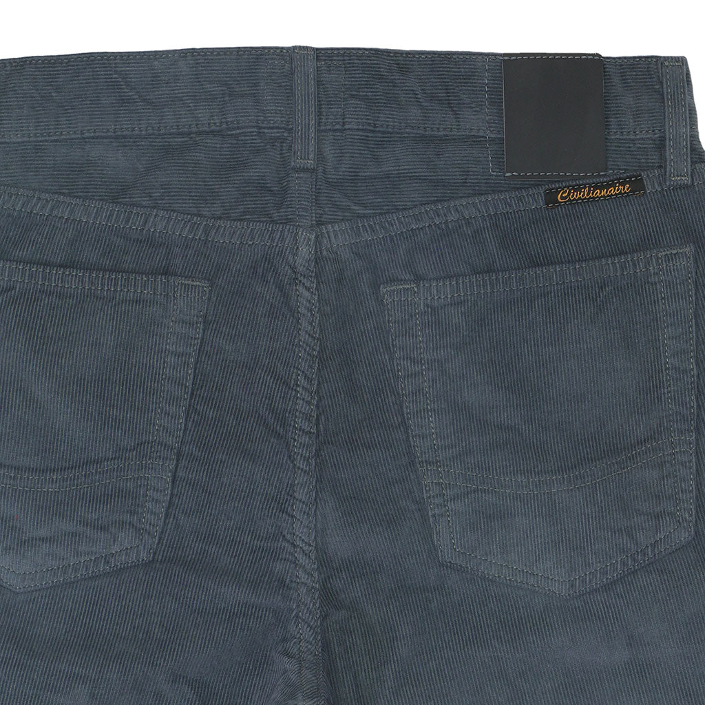 5-Pocket Slim Fit Corduroy Pants - Moon