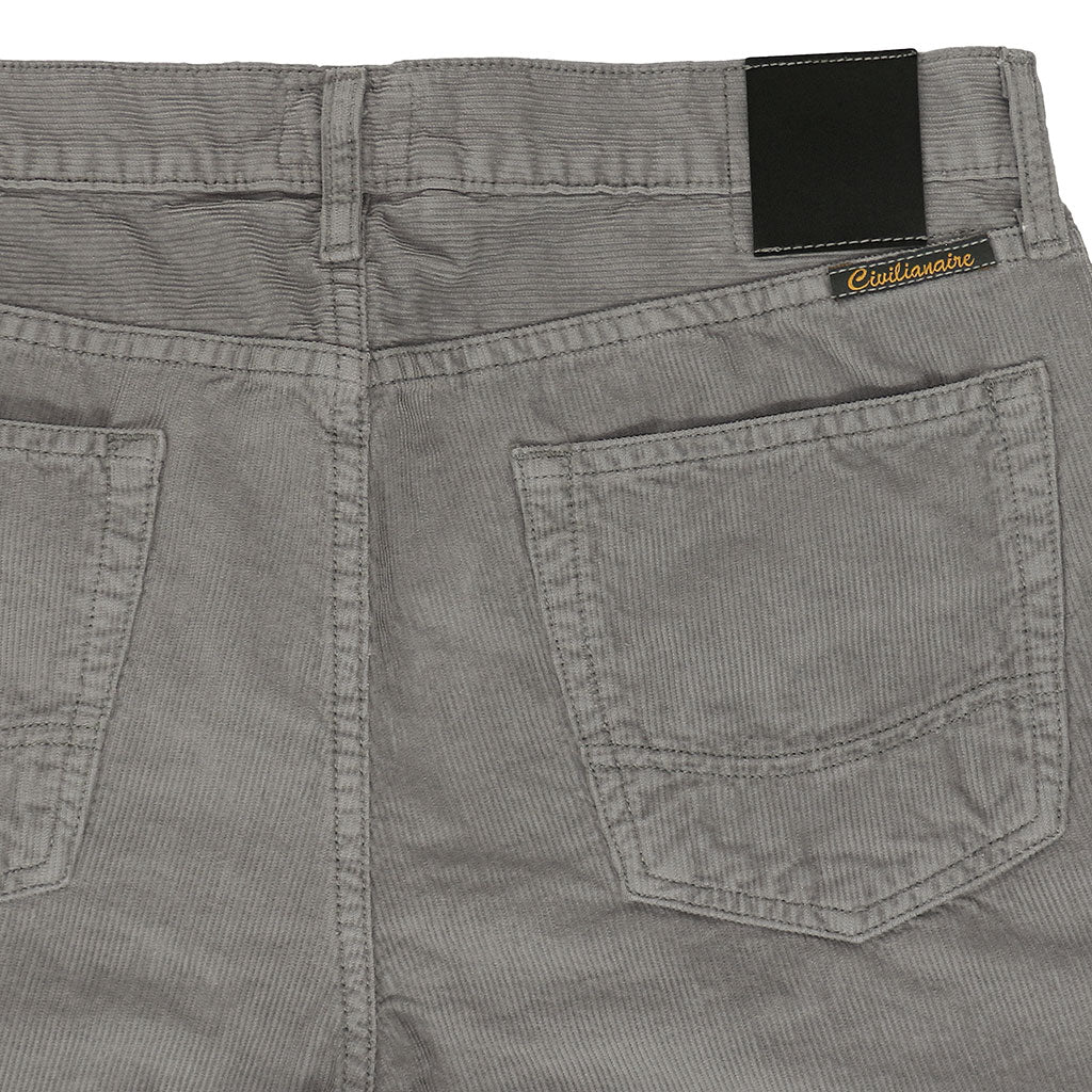5-Pocket Slim Fit Corduroy Pants - Iron