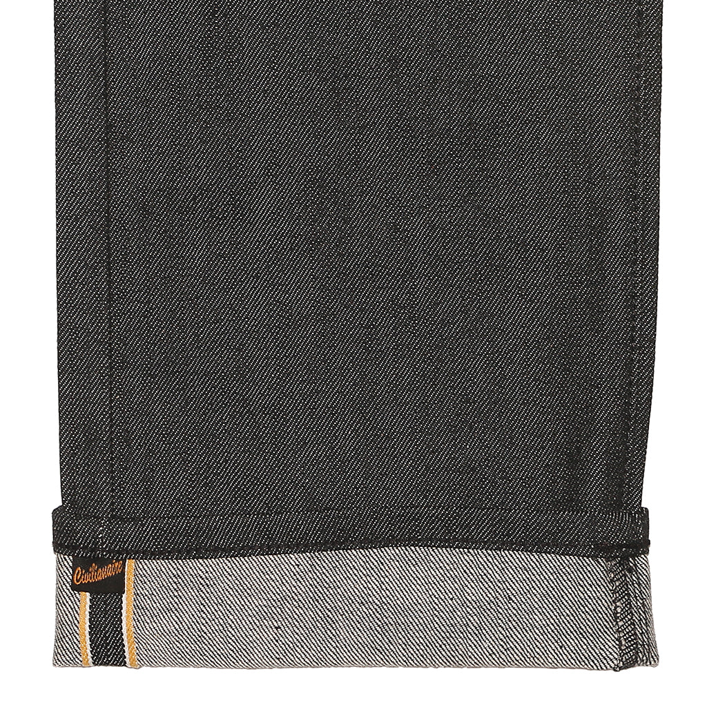 13.5 oz Gold Selvage Denim Slim Jean - Black