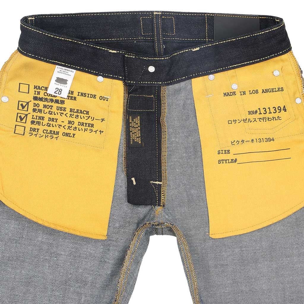12.5 oz. Italian Denim Flaco (Skinny) Jean - Rigid Indigo