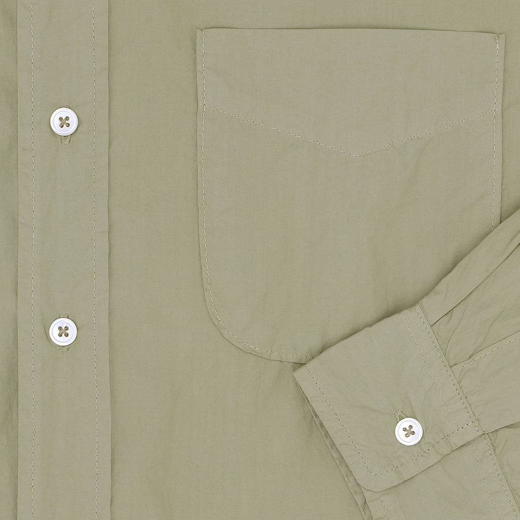 Long Sleeve 1 Pocket Shirt Poplin - Swampy
