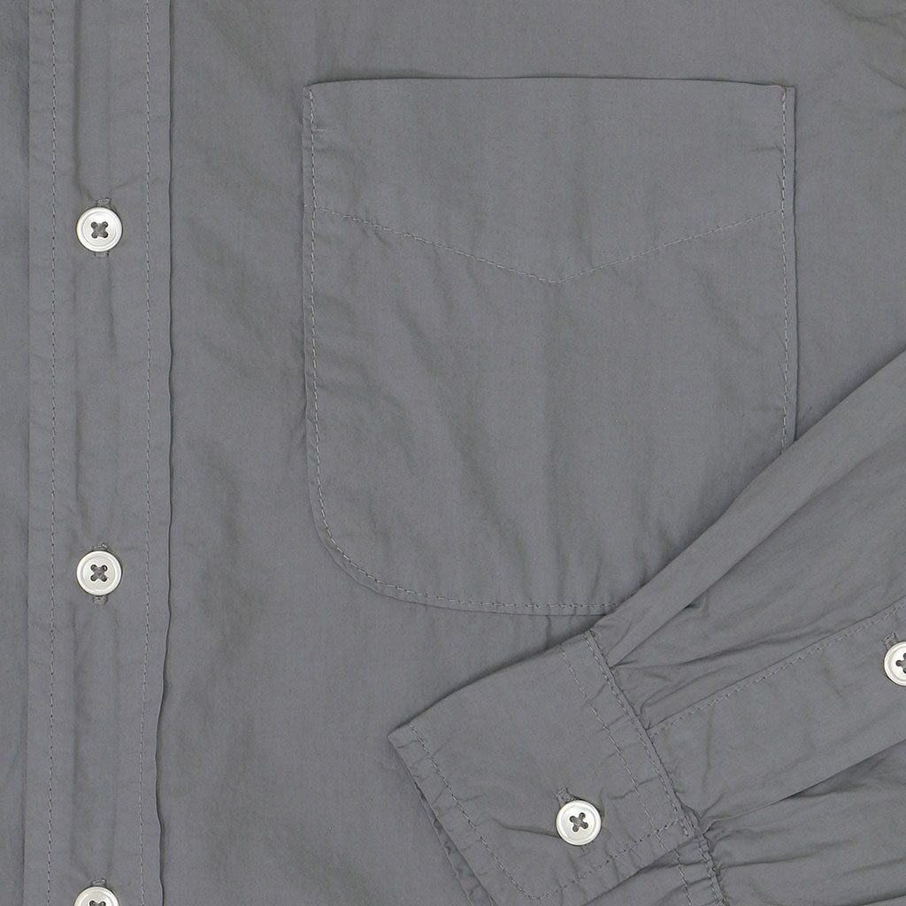 Long Sleeve 1 Pocket Shirt Poplin - Iron