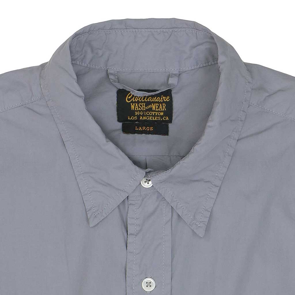 Short Sleeve 1 Pocket Shirt Poplin - Iron