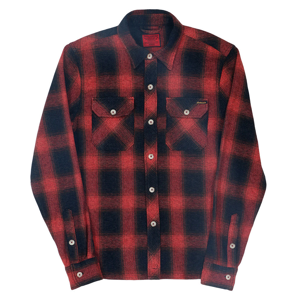 Long Sleeve 2 Notch Flap Pocket Shirt / JAPANESE COTTON Flannel