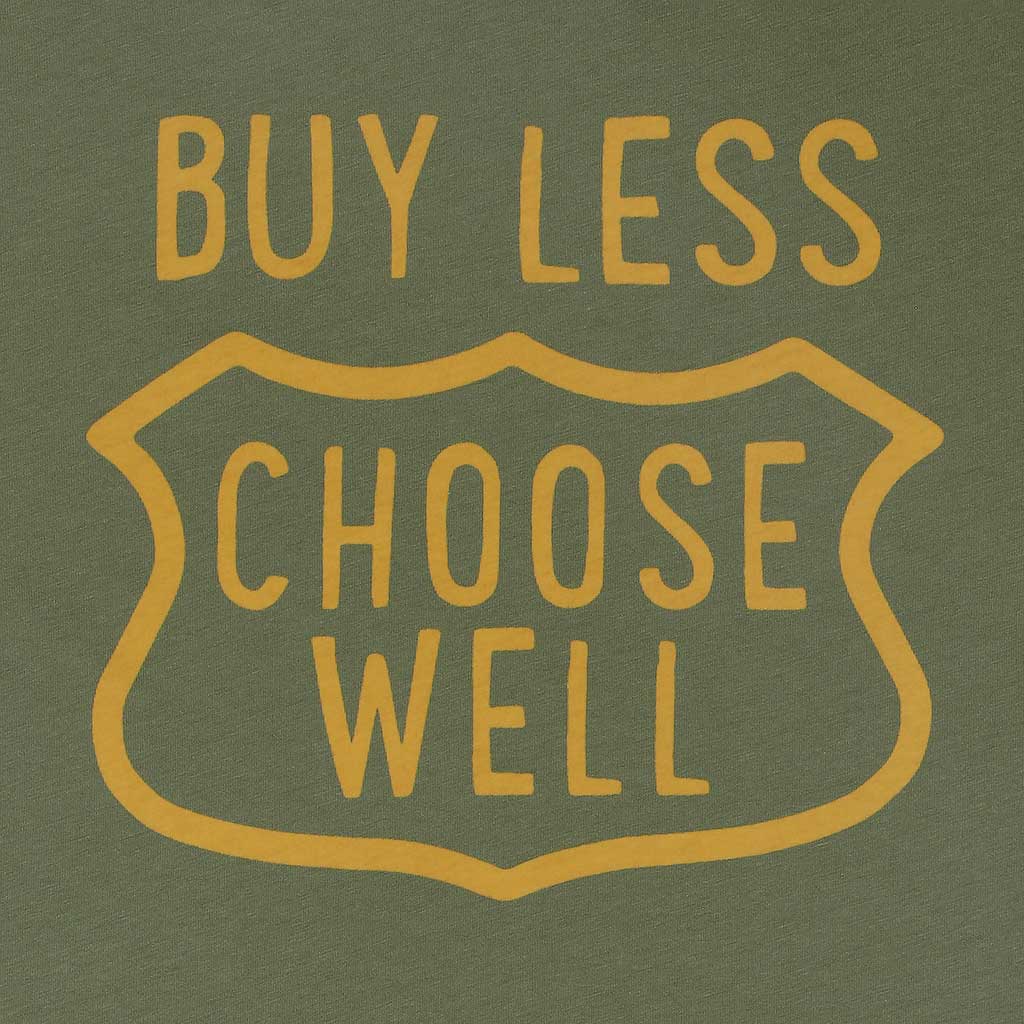 "Buy Less, Choose Well" Short Sleeve Men's Tee -Biskra