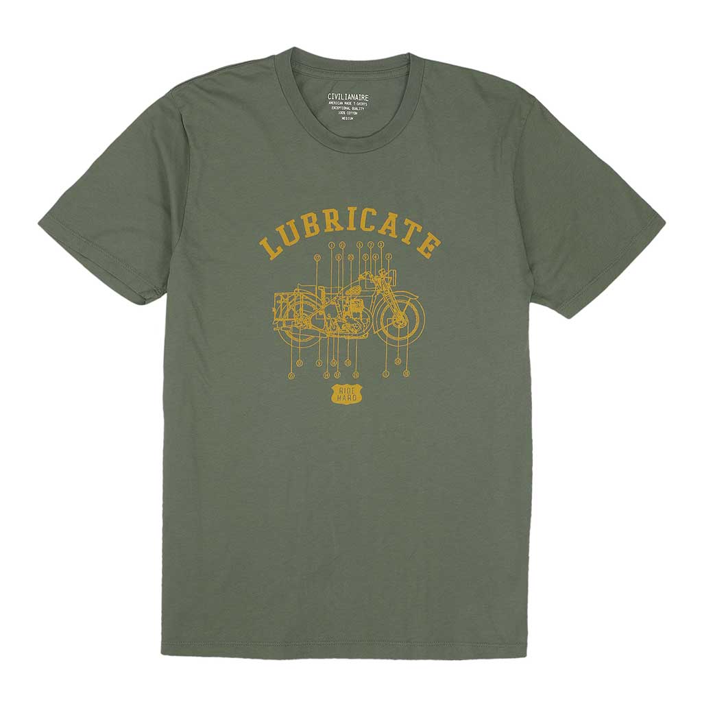 "Lubricate" Short Sleeve Men's Tee - Biskra