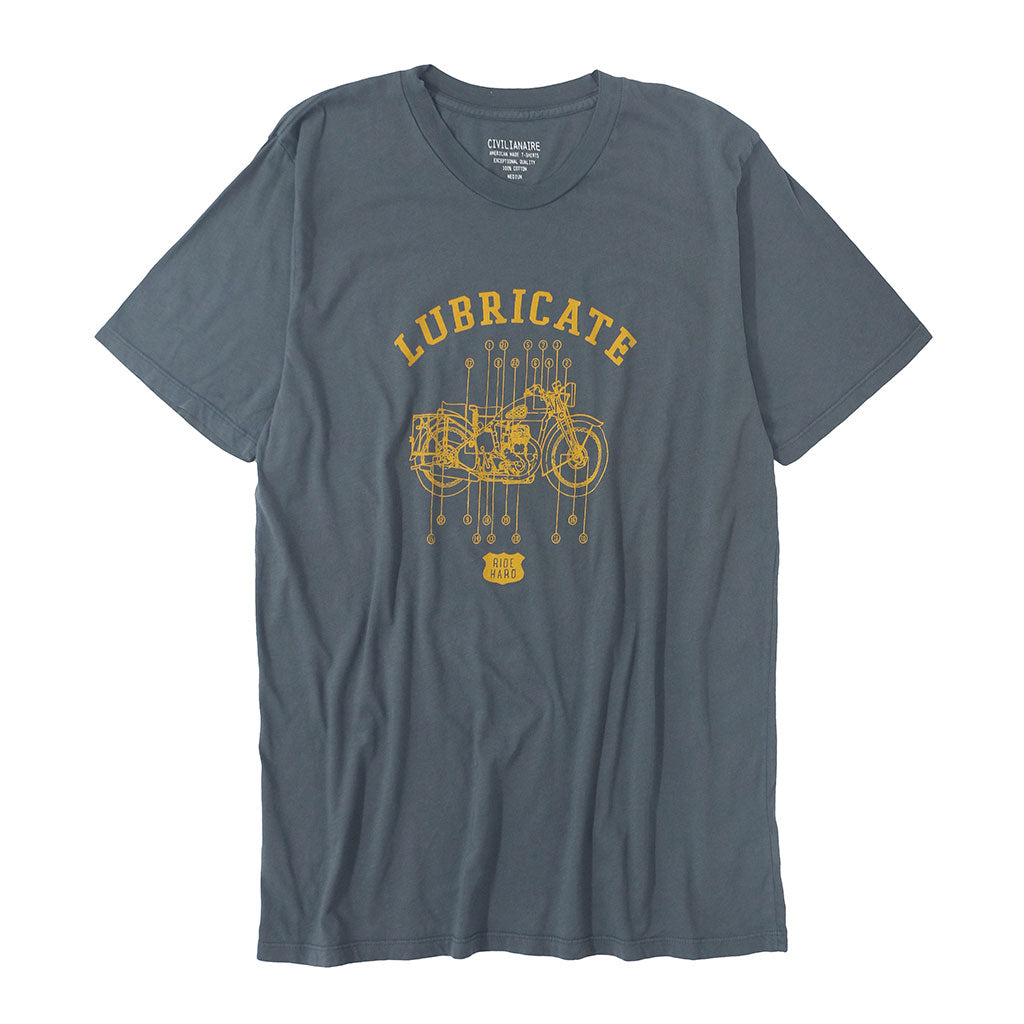 "Lubricate" Short Sleeve Men's Tee - Moon