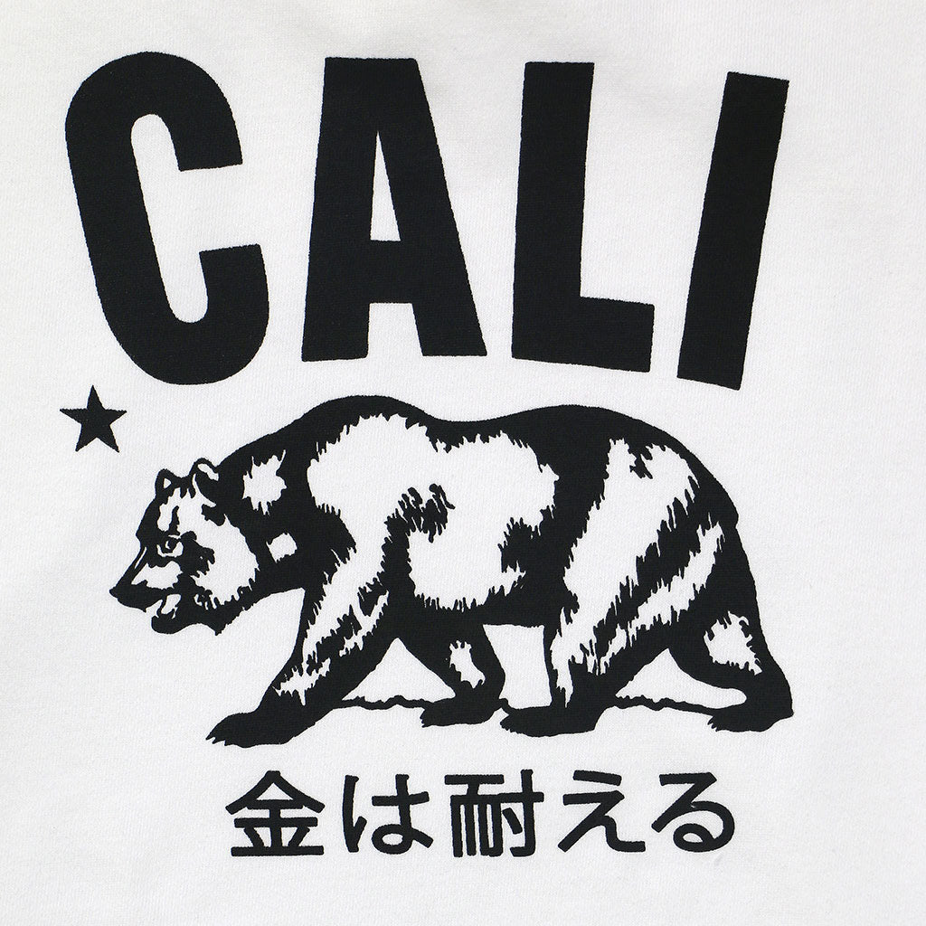 "Don't mess with Cali" Men's Fleece Pullover Hoodie - Antique White