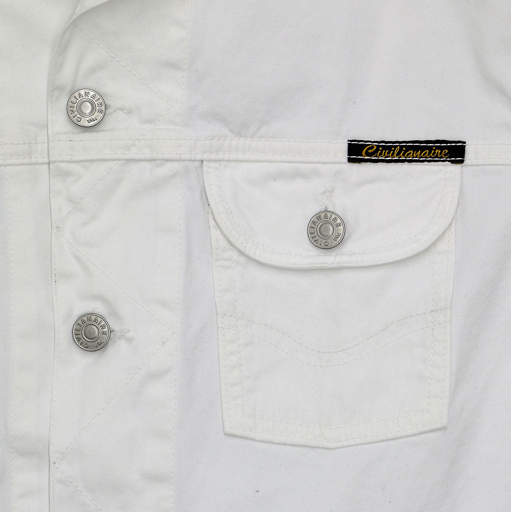 5-Pocket Rincon Twill Ranch Men's Jacket - WHITE