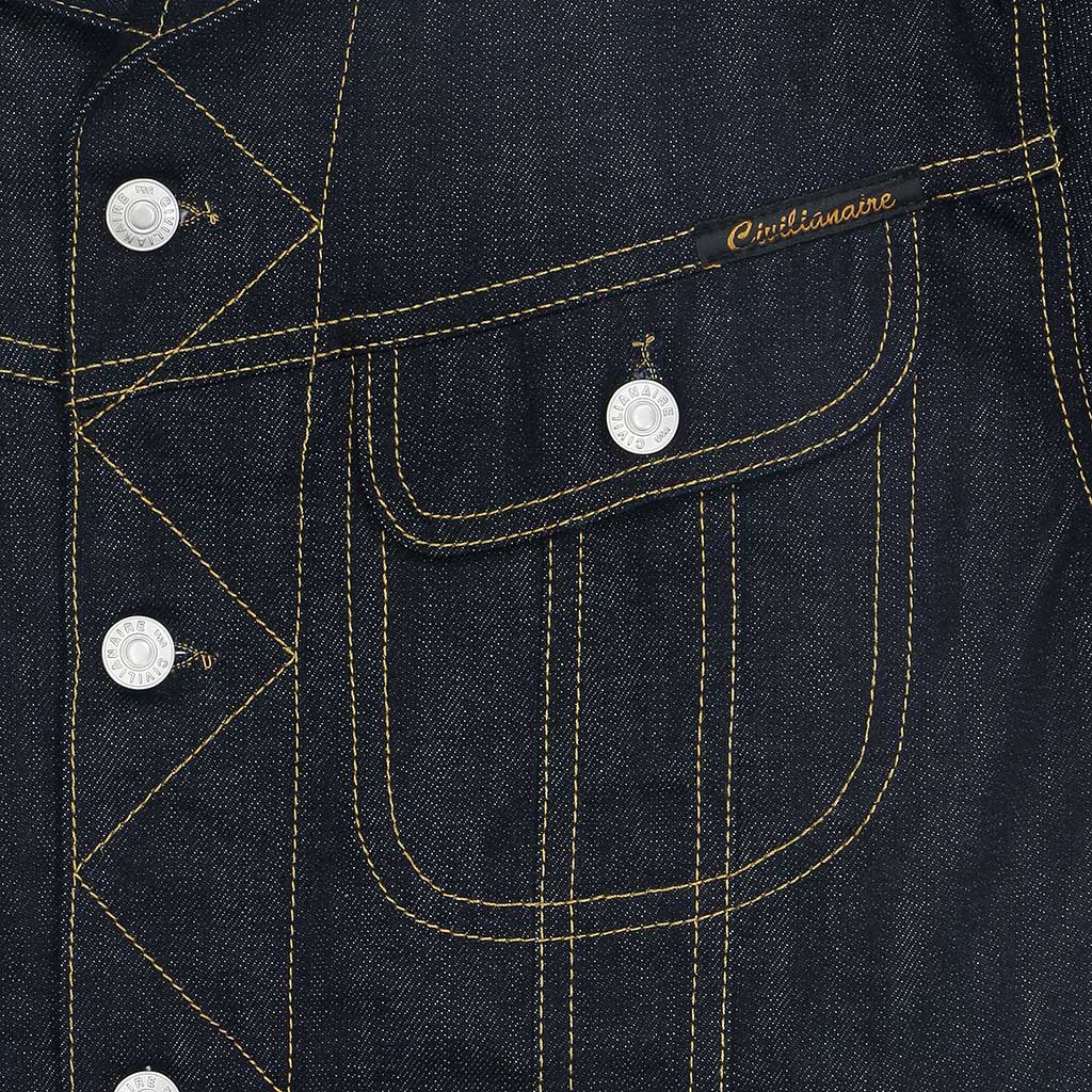 12.5 oz Denim Ryder Jacket - Indigo-Inda