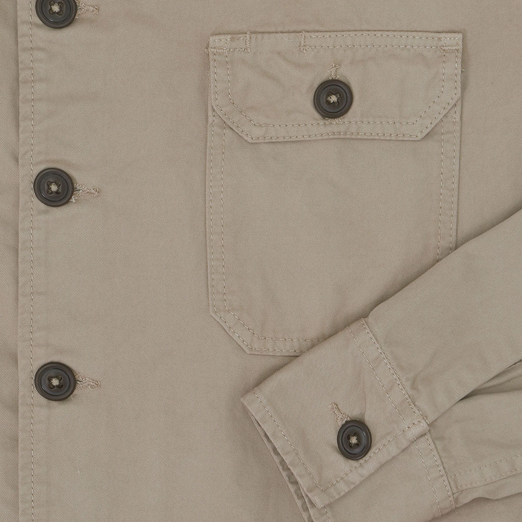 2 Pockets 100% Cotton Lucca Jacket - CLAY