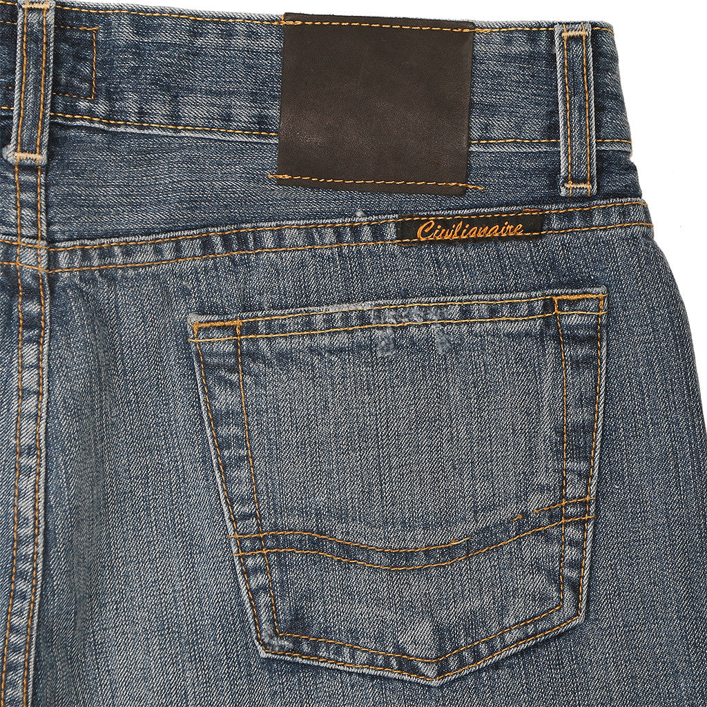 Women's 10 oz Indigo Cut-Off Boyfriend 5-Pocket Short - Old Indigo