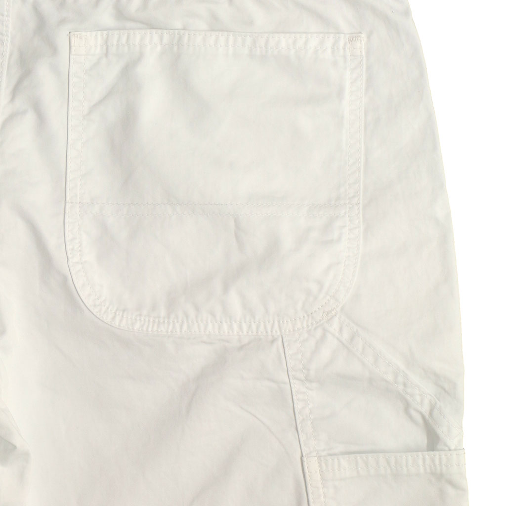 5.5 oz Cotton/Sateen Jumpsuit - White