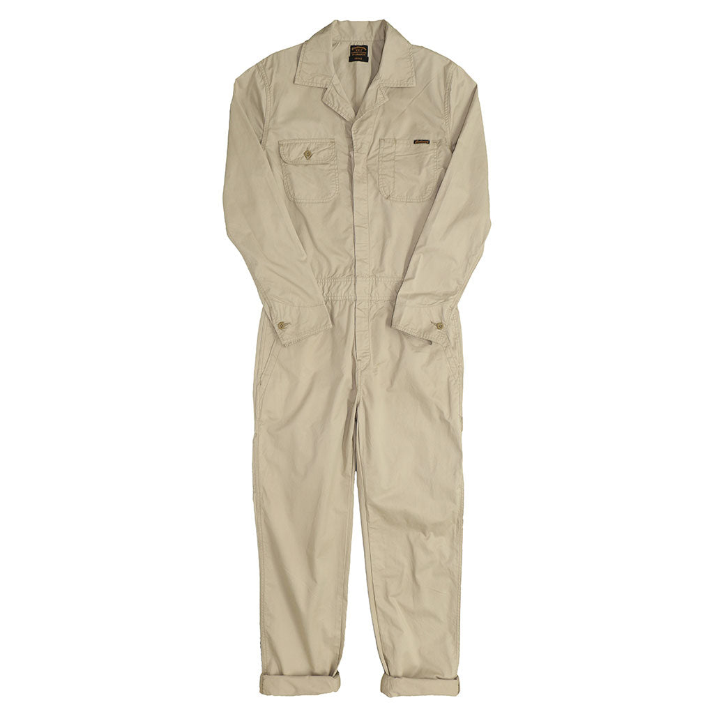 4.5 oz. Cotton Twill Jumpsuit/ Coverall- Khaki 2