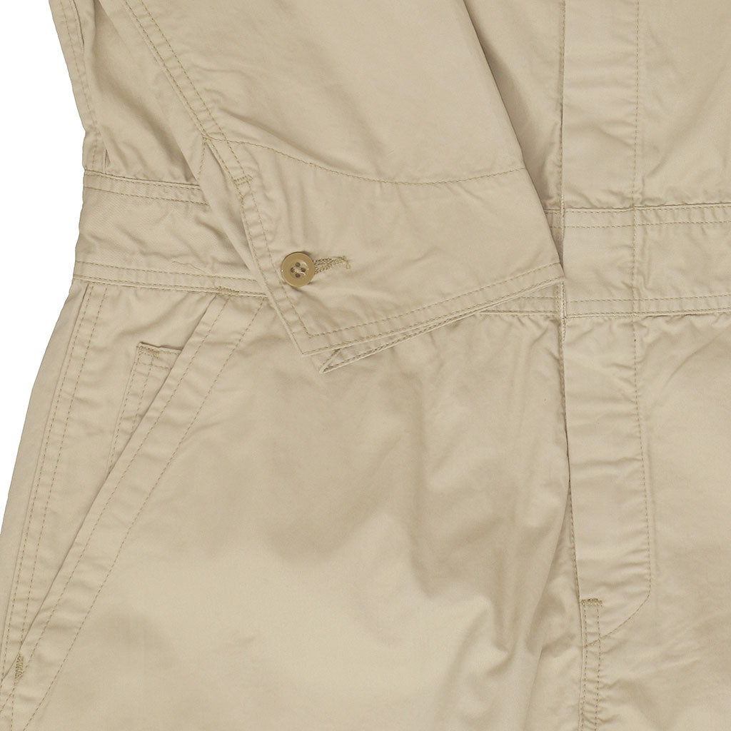 4.5 oz. Cotton Twill Jumpsuit/ Coverall- Khaki 2