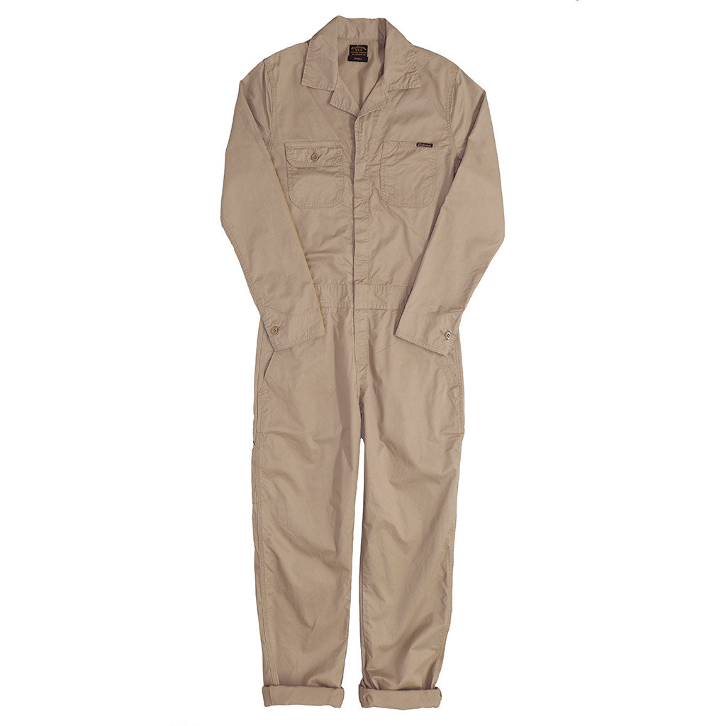 4.5 oz. Cotton Twill Jumpsuit/ Coverall - Khaki 3