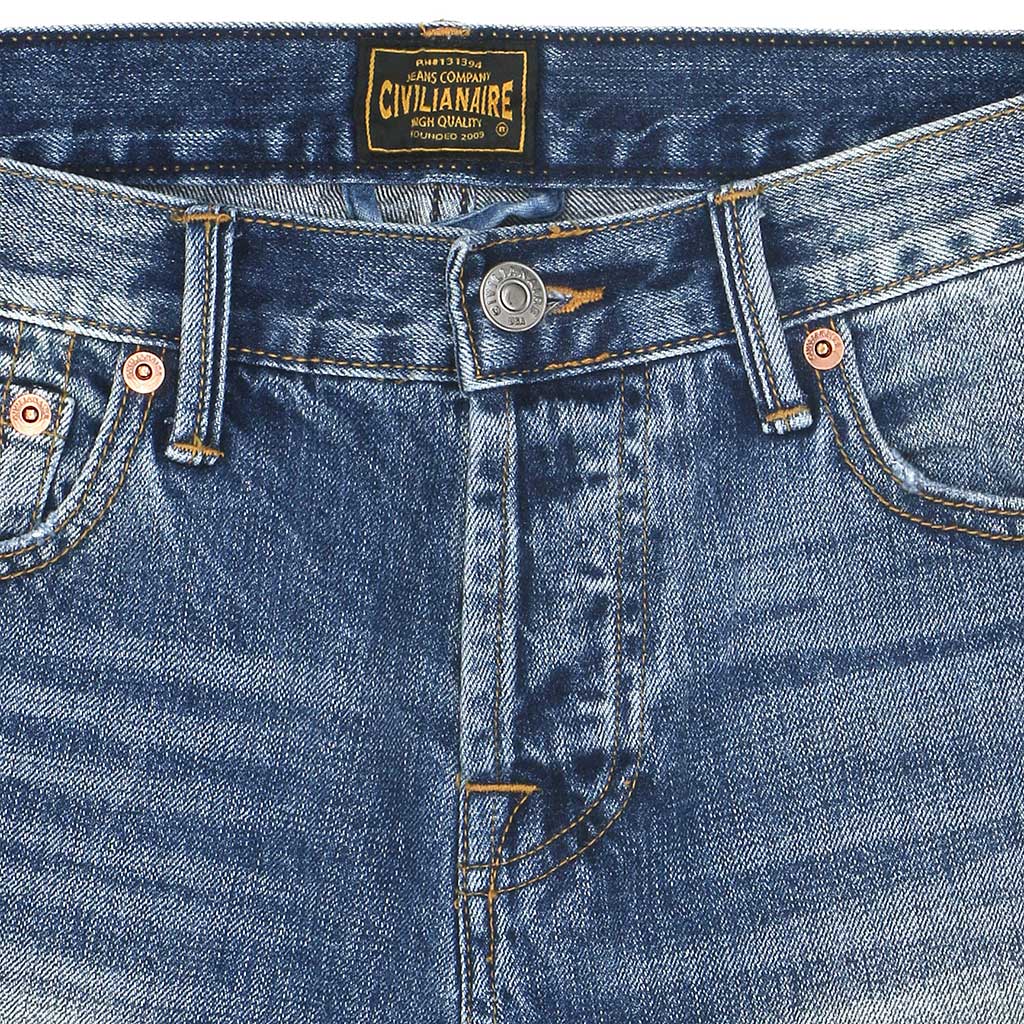 12.4 oz Denim Boyfriend Jean - Monterey Wash