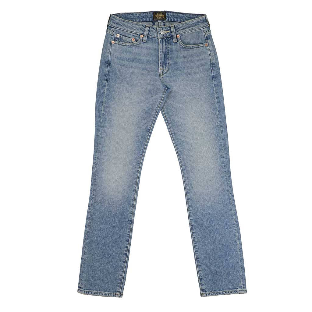 11.3 oz Denim Slim Straight - Light Vintage Wash IN10