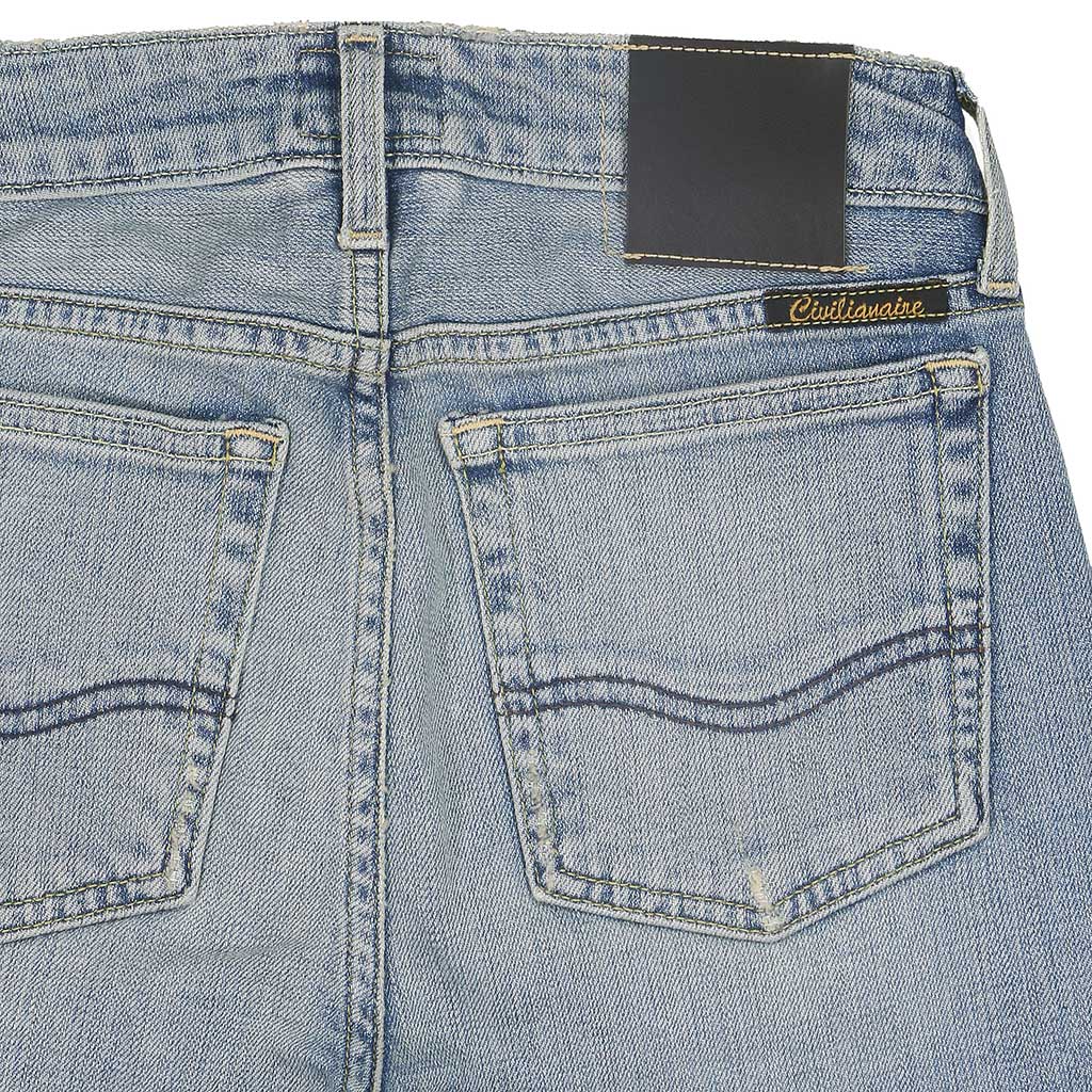 11.3 oz Denim Slim Straight - Light Vintage Wash IN10