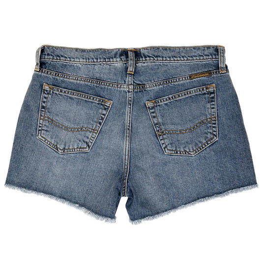 12.4 oz Denim Shorty Shorts - Malibu Wash