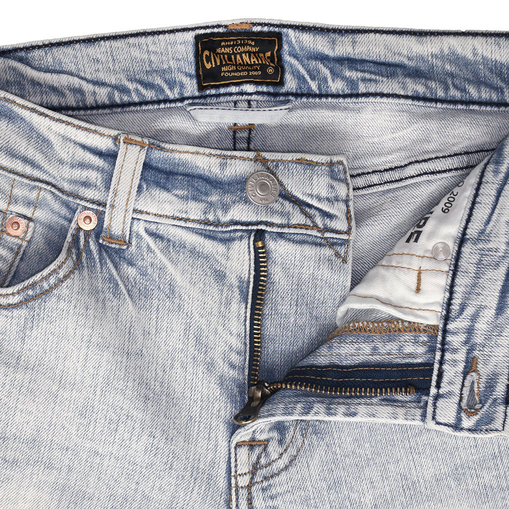11.3 oz Denim Georges Zip - Nashville Wash